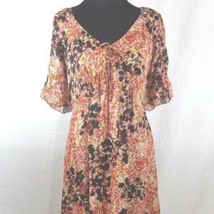 Kensie Pretty Misses/Juniors Sz L Floral dress